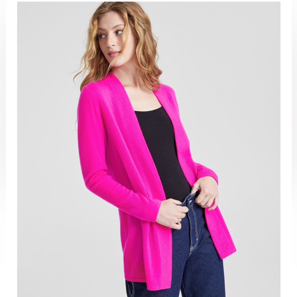 NWOT Charter Club Cashmere Duster Cardigan